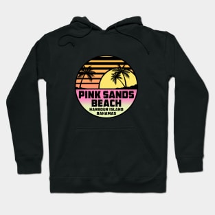 Pink Sands Beach Harbour Island Bahamas Tropical Beach Surfing Scuba Surf  Vacation Hoodie